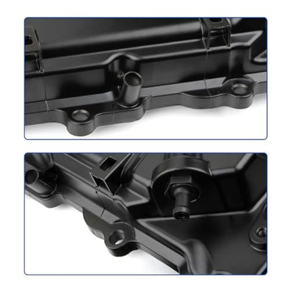 Upgread Aluminum Engine Valve Cover Compatible with 2017-2019 Hyundai Elantra Kona Kia Forte 2.0L L4 Replace 224102E700