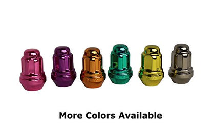White Knight 40700SBLT Blue Wheel Lock, 4 Pack, 12mm x 1.50 Thread - color: Blue, size: 12mm X 1.50 Thread