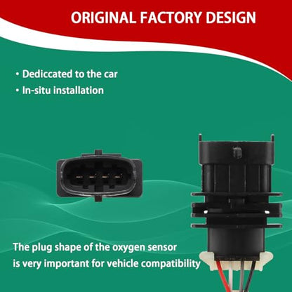 O2 Oxygen Sensor Heated Air Fuel Ratio Compatible with Maserati Quattroporte 2013-2020 Ghibli 2014-2020 Levante 2017-2020 Replace# 670031347 - size: 670031347