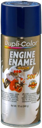 Dupli-Color (EDE160607) Ford Dark Blue Engine Enamel with Ceramic - 12 oz. Aerosol, (Case of 6)