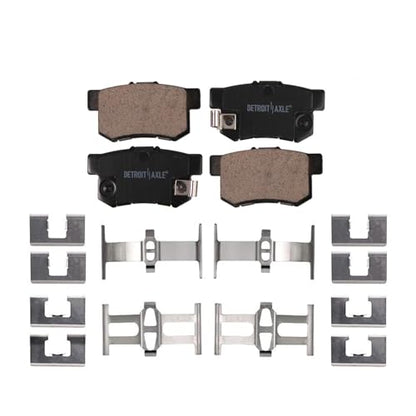 Detroit Axle - 2.4L Brake Kit for 2003-2007 Honda Accord - size: 8PR53140/KIT