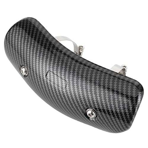 DAGIJIRD Durable Motorcycle Exhaust Pipe Heat Shield Protector, Stainless Steel Exhaust Protective Heat Shield Cover