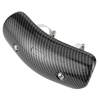 DAGIJIRD Durable Motorcycle Exhaust Pipe Heat Shield Protector, Stainless Steel Exhaust Protective Heat Shield Cover