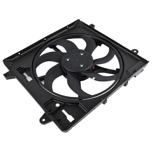 621-601 Engine Cooling Radiator Fan Assembly Fit for Jeep Wrangler 3.6L 2012-2017 Wrangler JK 3.6L 2018 Replace 68143894AB 68143894AA 6010277 624080 CF13078