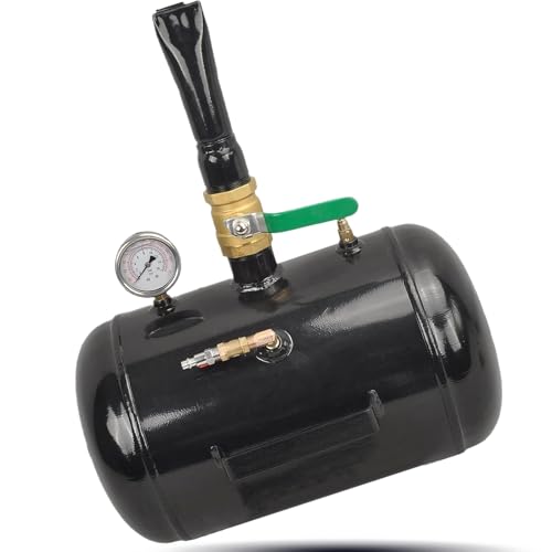 5 Gallon Tire Bead Seater Tank, Black - color: Black