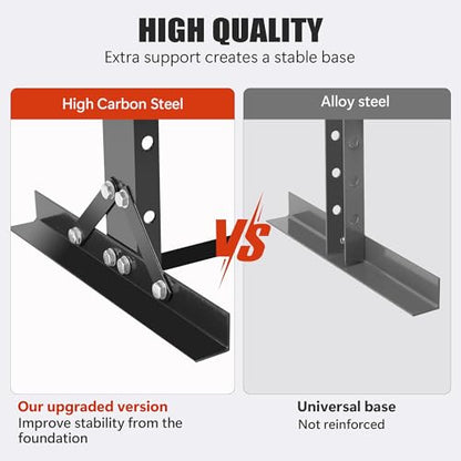 20 Ton Hydraulic Shop Press, H-Frame Garage Floor Adjustable Hydraulic Shop Press with Stamping Plate, Heavy Duty Steel Fame for Bending, Straightening, Installing Bearings & u-Joints