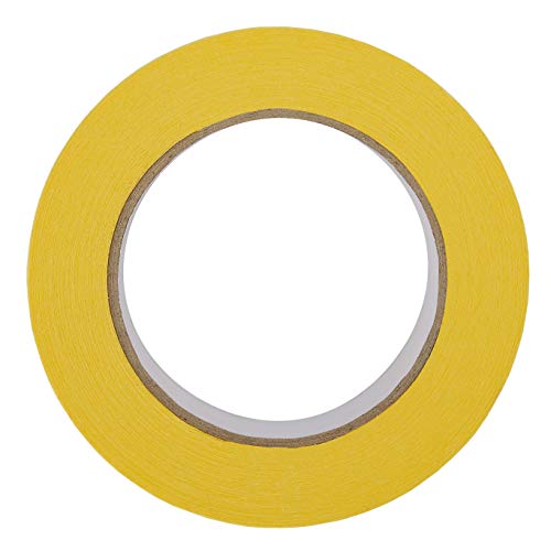 Lichamp 30-Pack Automotive Refinish Masking Tape Yellow 36mm x 55m, Cars Vehicles Auto Body Paint Tape, Automotive Painters Tapes Bulk Set 1.4-inch x 180-foot x 30 Rolls (1800 Total Yards)