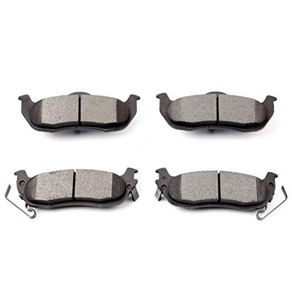Rear Brake Pads, ECCPP D1041 Pads Kits For Jeep For Grand Cherokee 05-10 - size: Rear D1041-7945