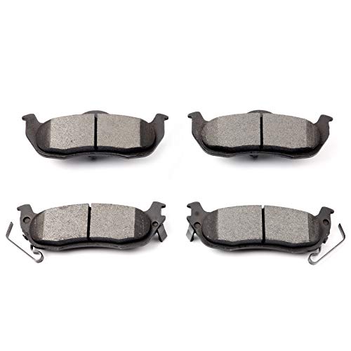 Rear Brake Pads, ECCPP D1041 Pads Kits For Jeep For Grand Cherokee 05-10 - size: Rear D1041-7945