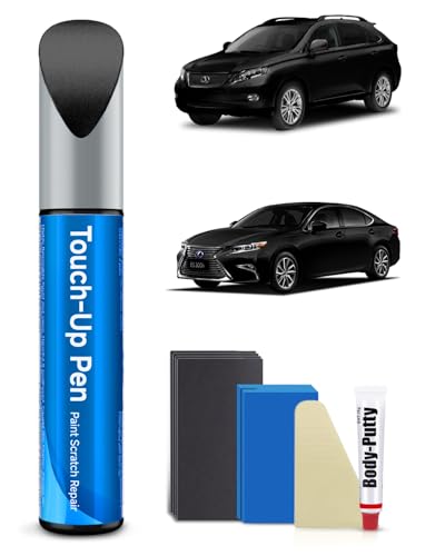 212 Obsidian Touch Up Paint Kit Compatible with Lexus Exact Match Car Scratch Repair Touch Up Paint Kit - color: Obsidian(212) for IS250/ES350/240/RX350/270