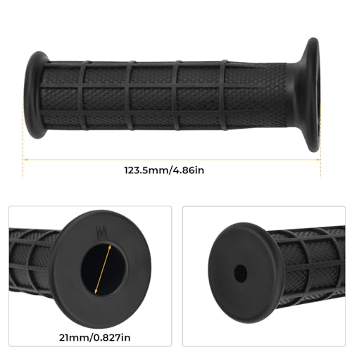 M MATI Handlebar Grips for Yamaha Breeze Big Bear Grizzly Moto-4 350 400 200 225 250 600 650 YT125 YTM200 TY175 1975-2013 3GB-26241-00-00 3GB-26241-01-00 5FU-F6241-00-00