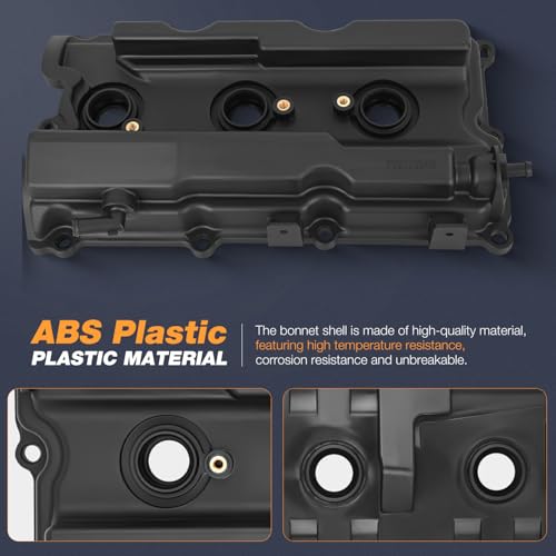Nilight Engine Valve Cover with Gasket Replace# 13264-EA200 13264-EA210 - size: for Nissan Frontier 2005-2019, Pathfinder 05-12