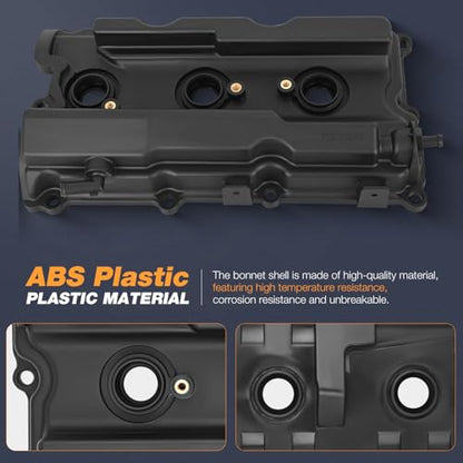 Nilight Engine Valve Cover with Gasket Replace# 13264-EA200 13264-EA210 - size: for Nissan Frontier 2005-2019, Pathfinder 05-12