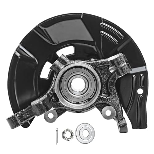 Detroit Axle - Front Steering Knuckles and Wheel Hub Bearings Lower Control - size: 4CU47770/4PC