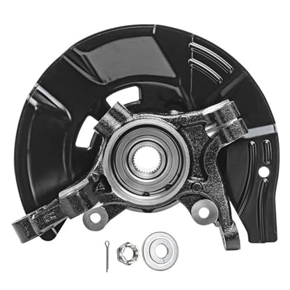Detroit Axle - Front Steering Knuckles and Wheel Hub Bearings Lower Control - size: 4CU47770/4PC