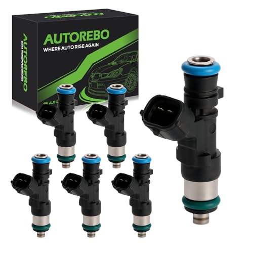 Fuel Injectors Set of 6 Compatible with Nissan Armada Frontier NV1500 Pathfinder Titan Xterra Suzuki Equator 4.0L 5.6L V6 V8# 0280158007 FJ750 166007S000 842-12298 166007S00A 1571082Z00 16600-7S000 - size: 750