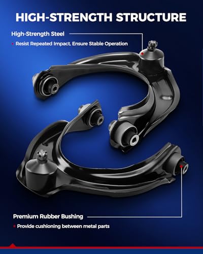 KAX Front Upper Control Arms with Ball Joint Fit for Honda Accord 2008-2012 - size: Accord 2008-2012