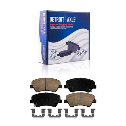 Detroit Axle - Front Brake Kit for Hyundai Elantra Coupe GT Veloster - size: 4PR1500274/kit