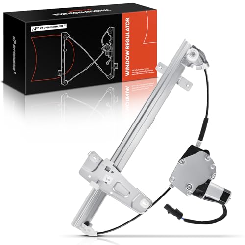 A-Premium Front Passenger Side Power Window Regulator with Motor (2-Pin) - size: Front Passenger Side