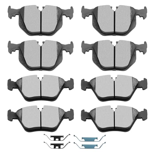 Ceramic Brake Pads Kits,SCITOO 8pcs Brakes Pads Set For BMW For 330Ci 01-06 - size: Front-D946 & Rear-D683