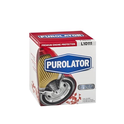 Purolator L10111 Premium Engine Protection Spin On Oil Filter Compatible With Chevrolet S10, Silverado 1500, Malibu, Impala, Buick LeSabre, Century, LaCrosse and Pontiac Grand Prix - style: Purolator