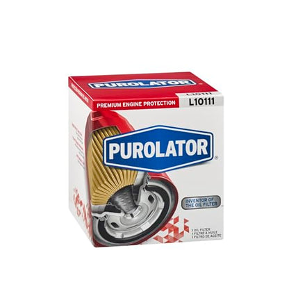 Purolator L10111 Premium Engine Protection Spin On Oil Filter Compatible With Chevrolet S10, Silverado 1500, Malibu, Impala, Buick LeSabre, Century, LaCrosse and Pontiac Grand Prix - style: Purolator