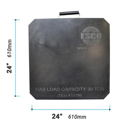 100 Ton XL Support Jack Cribbing Plate, Non-Skid Surface, Lightweight & Waterpoof Heavy Duty Stabalizer Pad - style: 100 Ton XL