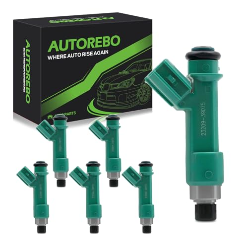 Fuel Injectors Set of 6 Compatible with Toyota Tacoma Tundra 4Runner FJ Cruiser 4.0L V6# 2320939015 2320939035 23209-39075 FJ787 232500P030 2325031010 2325031060, 2009 2004 2005 2006 2007 2008 2009 - size: 787