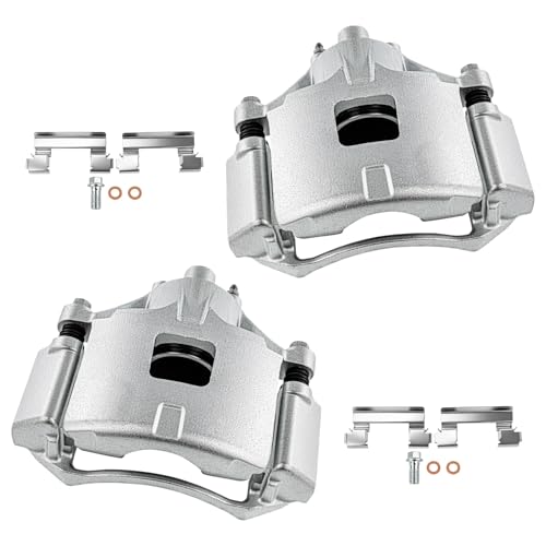 cciyu Front Left & Right Disc Brake Calipers Assembly 18B5034 18B5035 - size: Front[18B5034+18B5035]