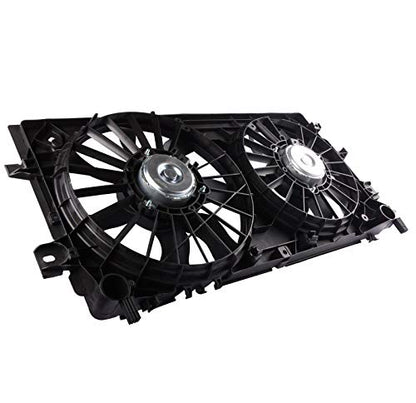 MOSTPLUS Dual Radiator Cooling Fan Assembly Compatible for Chevy Impala Pontiac Grand Prix Buick Replaces 621430 - style: 2006-2013 Chevy Impala