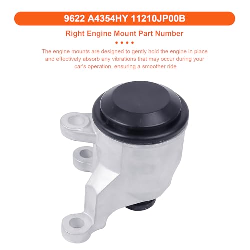 Engine Motor Mount Compatible with N-issan Altima 2013-2018 V6 3.5L ,Nissan Maxima 2015-2023 V6 3.5L,Nissan Pathfinder 2017-2021 V6 3.5L,Replacement for A4355HY A4354HY A4356HY A7386 A7381 - size: Maxima 15-23