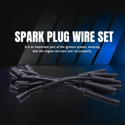 924-2077 Ignition Spark Plug Wires Compatible with Chrysler Aspen - style: 924-2077