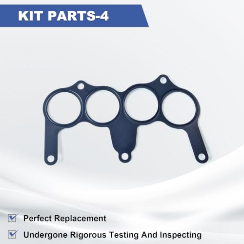 MLS Engine Cylinder Head Gasket Set W/ 10 Head Bolts - color: HS26155PT