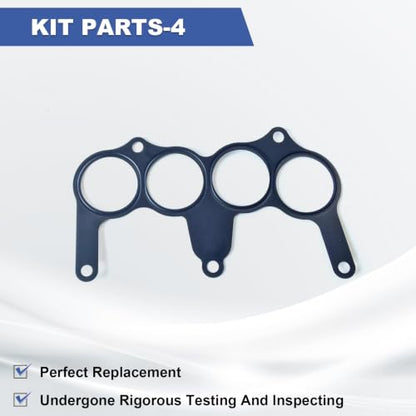 MLS Engine Cylinder Head Gasket Set W/ 10 Head Bolts - color: HS26155PT