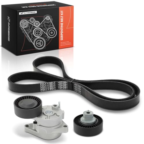A-Premium Engine Serpentine Belt Drive Kit Compatible with BMW