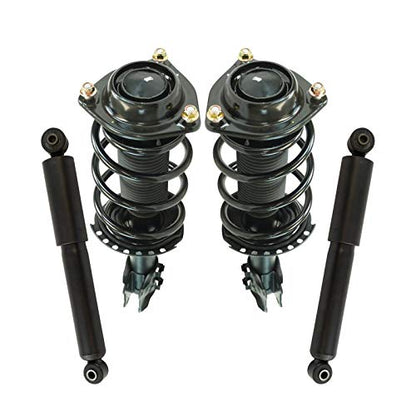 TRQ Front and Rear Complete Strut Assembly & Shock Absorber Kit Complete - style: SKA64127