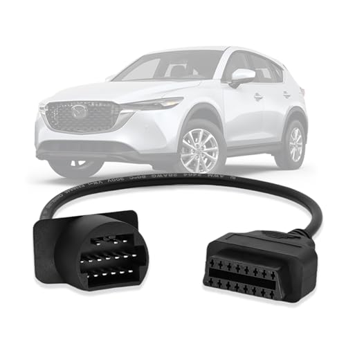 OBD2 Adapter for Mazda 17 Pin OBD1 to 16 Pin OBD2 Diagnostic Cable - style: Fit for mazda-17pin