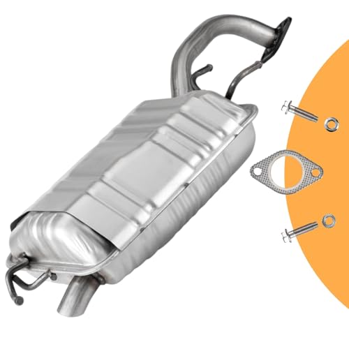 Direct Fit Exhaust Muffler For 2000-2006 Hyundai Elantra 2.0L,HE01 - size: 2000-2006 Elantra 2.0L