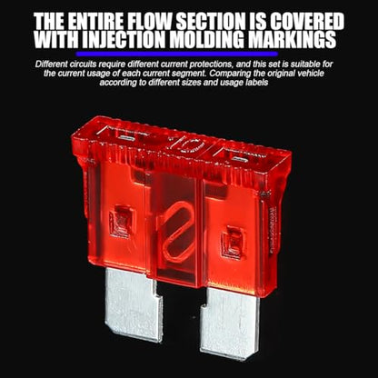 Mandark 120PCS 2-35 Amp Standard Mini and Low-Profile Blade Fuse Kit - color: 120PCS
