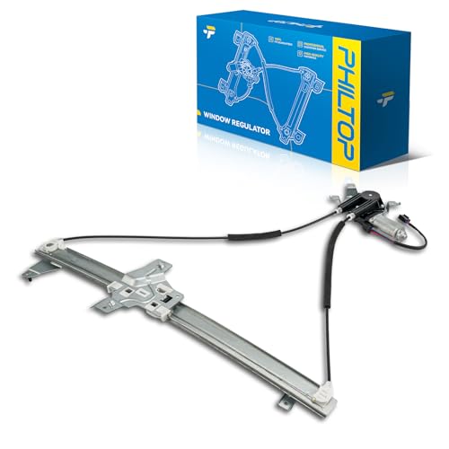 PHILTOP Front Left Power Window Regulator w/Motor for E350 Super Duty 99-25 - size: Front Left, style: 741-586