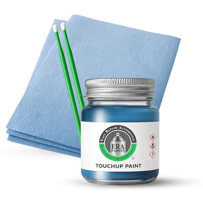 ERA Paints - LS9R/2Y - Glacier White Pearl for AUDI Exact OEM Color Match Automotive Touch Up Paint for Cars - Scratch & Chip Repair for Metal & Plastic - Basic Kit - Made in USA - style: Jar - Basic Kit