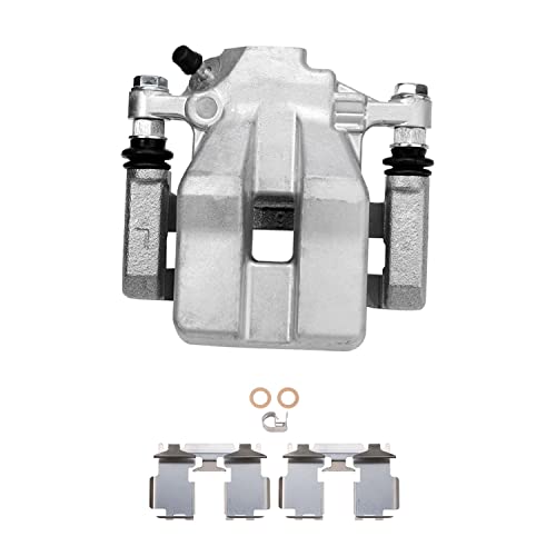Detroit Axle - Rear Driver Side Disc Brake Caliper Ceramic Brake Pads - size: 3BP3700909/Kit