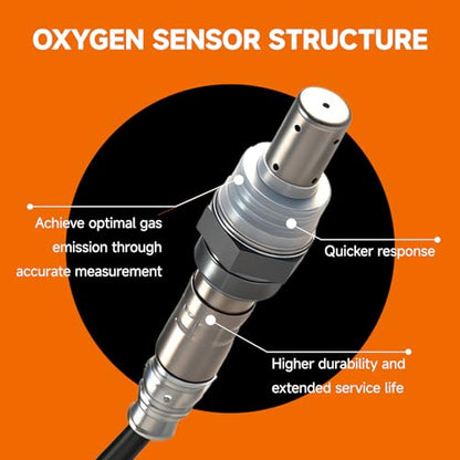 Upstream & Downstream O2 Sensor Set |Direct Replacement OE 234-9042 &234-4261 |Oxygen Sensor Compatible with Lexus ES300 ES330 Camry, with Toyota Camry Solara V6-3.0L 2002-2008 WITH GLOVES - size: 234-9042 + 234-4261