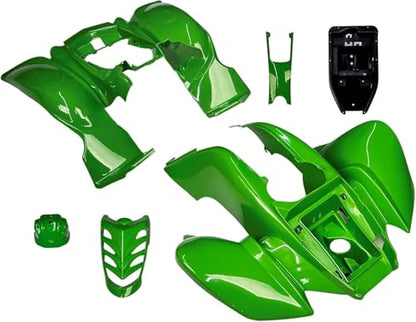 RedCap ATV Quad Body Plastic fender 110 125cc RedCat VX 150cc Baja 90 Roketa Yamoto 250cc (Green) - color: Green