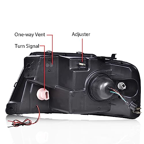 G-PLUS LED DRL Headlights Compatible with 2004-2008 Ford F150 - size: Fit Ford F150 2004-2008(Chrome)