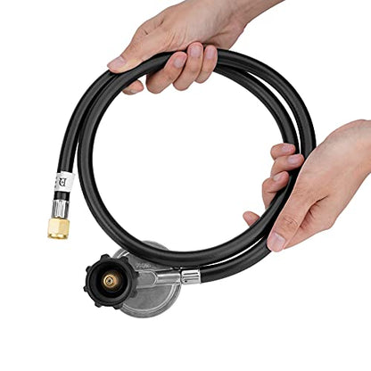 Stanbroil 4FT QCC1 Vertical Low Pressure Propane Hose and Regulator