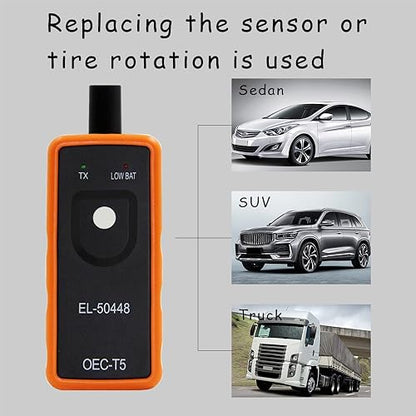HAOBO TPMS Relearn Tool for GM, TPMS Programming Tool, Auto Tire Pressure Monitor System Programming, Tire Pressure Sensor Reset Activation Tool OEC-T5 Compatible with Most GM Series Vehicles
