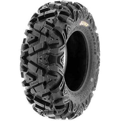 Set of 4 SunF Power.I 25x8-12 Front & 25x11-10 Rear ATV UTV all-terrain Tires, 6 PR, Tubeless A033 - size: 25x8-12 & 25x11-10