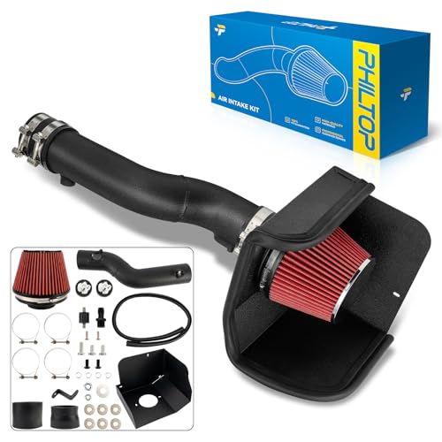 PHILTOP 3" Cold Air Intake System Fit for 2016-2023 Toyota Tacoma 3.5L, Red - color: Red, size: For Toyota Tacoma V6 3.5L 2016-2019