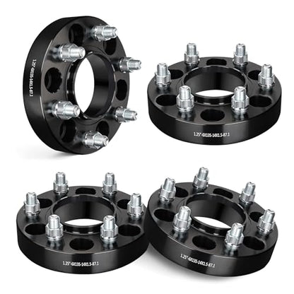 EVIL ENERGY 6x135 Wheel Spacers 1.25", 87.1mm Bore Hubcentric M14x1.5 Studs - size: 1.25 inch